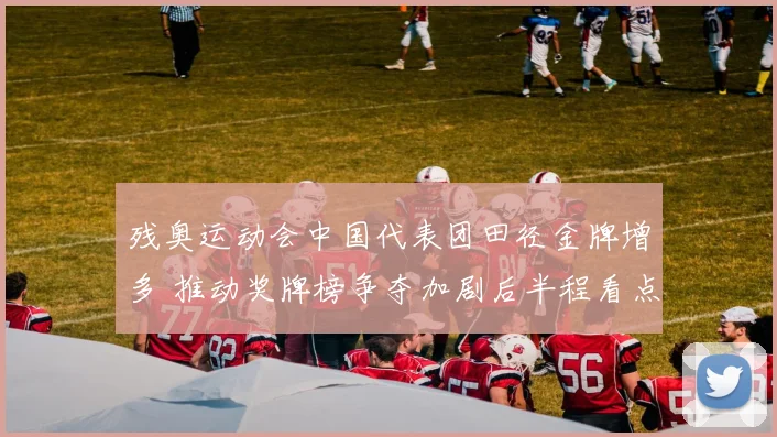 残奥运动会中国代表团田径金牌增多 推动奖牌榜争夺加剧后半程看点增多